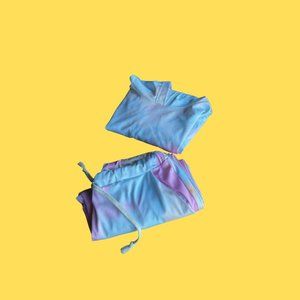 Tie Dye Track Suit | Size M | Pink & Blue